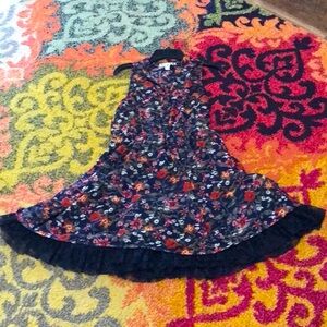 Girls Knitworks Dress with ruffle details sz 14